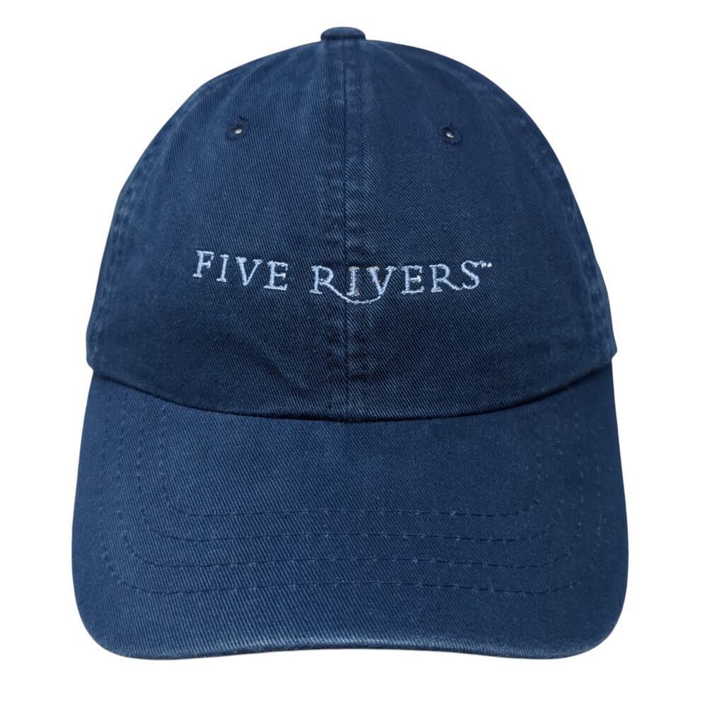 Five Rivers Slideback Hat Blue One Size Embroidered Magic Headwear
